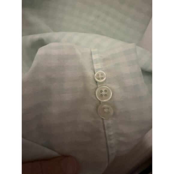 Ralph Lauren Polo Oxford Shirt Mens Size L Green Gingham Button Down Pony Preppy - Picture 7 of 11